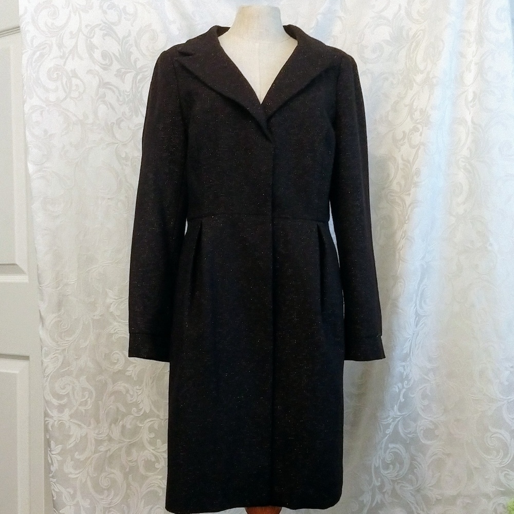 Worthington Pea Coat with Metallic Accents
